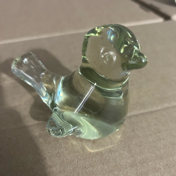 Vintage crystal glass dove figurines/ paperweights- preloved - - Picture 4 of 12